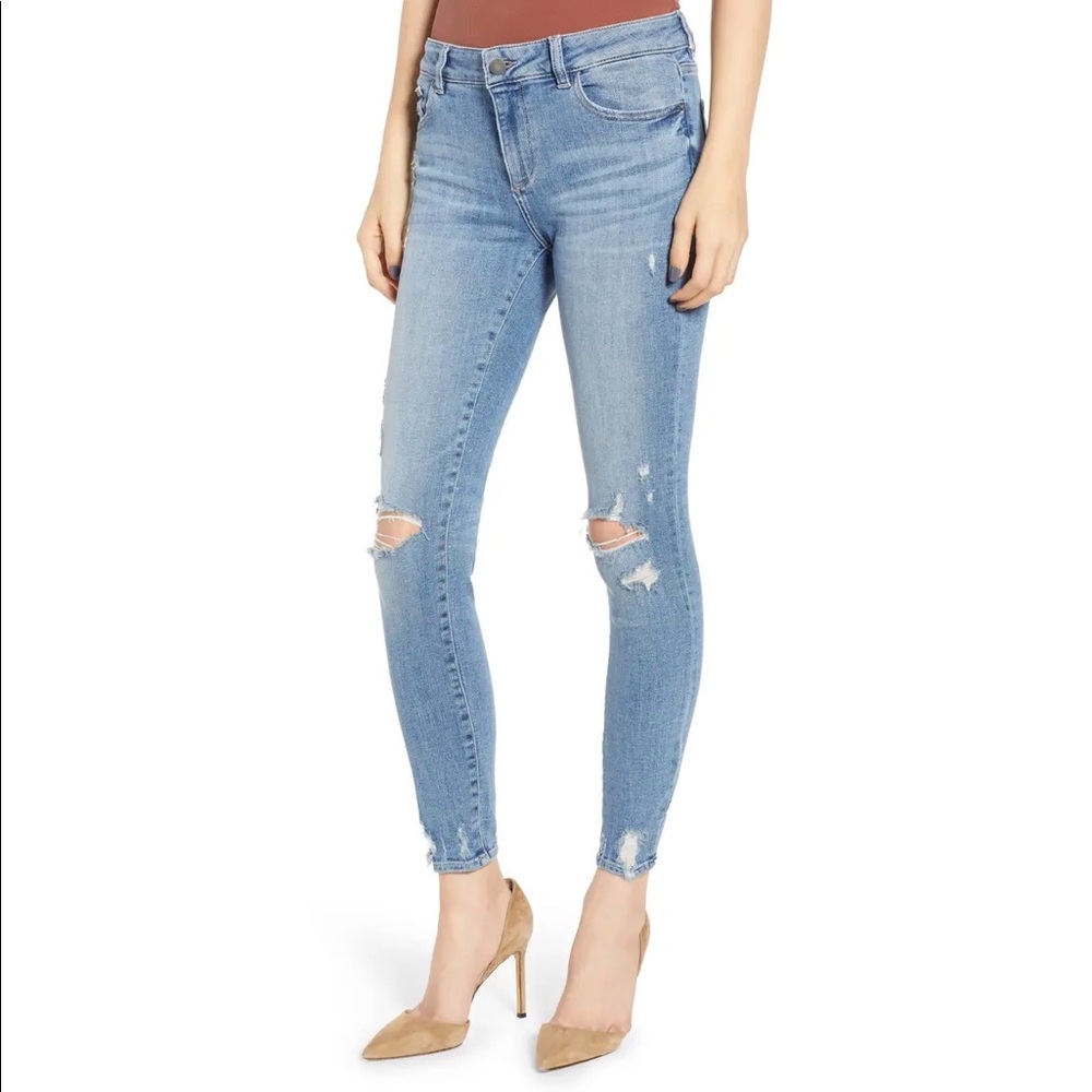 DL1961 Florence Ankle Mid-Rise Instasculpt Skinny
